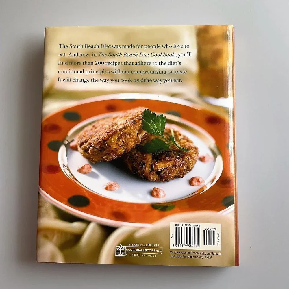 SOUTH BEACH DIET COOKBOOK - BY ARTHUR AGATSTON (HARDCOVER)
